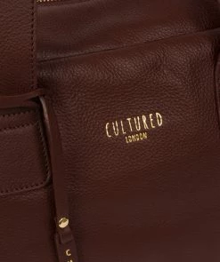 Cultured London 'Hammersmith' Rich Chestnut Leather Handbag 8 Cultured London 'Hammersmith' Rich Chestnut Leather Handbag -Max Factor Shop 00b972327ff641949f176985d65d8986