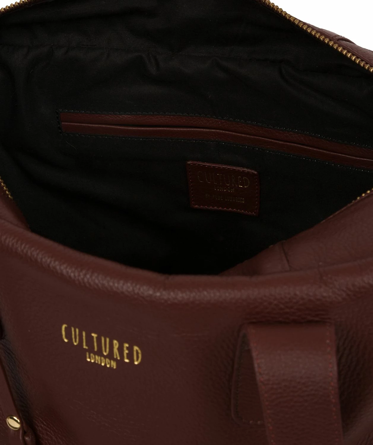 Cultured London 'Hammersmith' Rich Chestnut Leather Handbag 5 Cultured London 'Hammersmith' Rich Chestnut Leather Handbag - Image 5