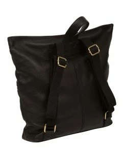 Cultured London 'Addington' Black Leather Backpack 9 Cultured London 'Addington' Black Leather Backpack -Max Factor Shop 0be51429aa964d11b598212f0001f380