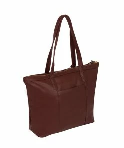 Cultured London 'Heston' Rich Chestnut Leather Tote Bag -Max Factor Shop 10dc9650e23c43d29967d3894836cd2d