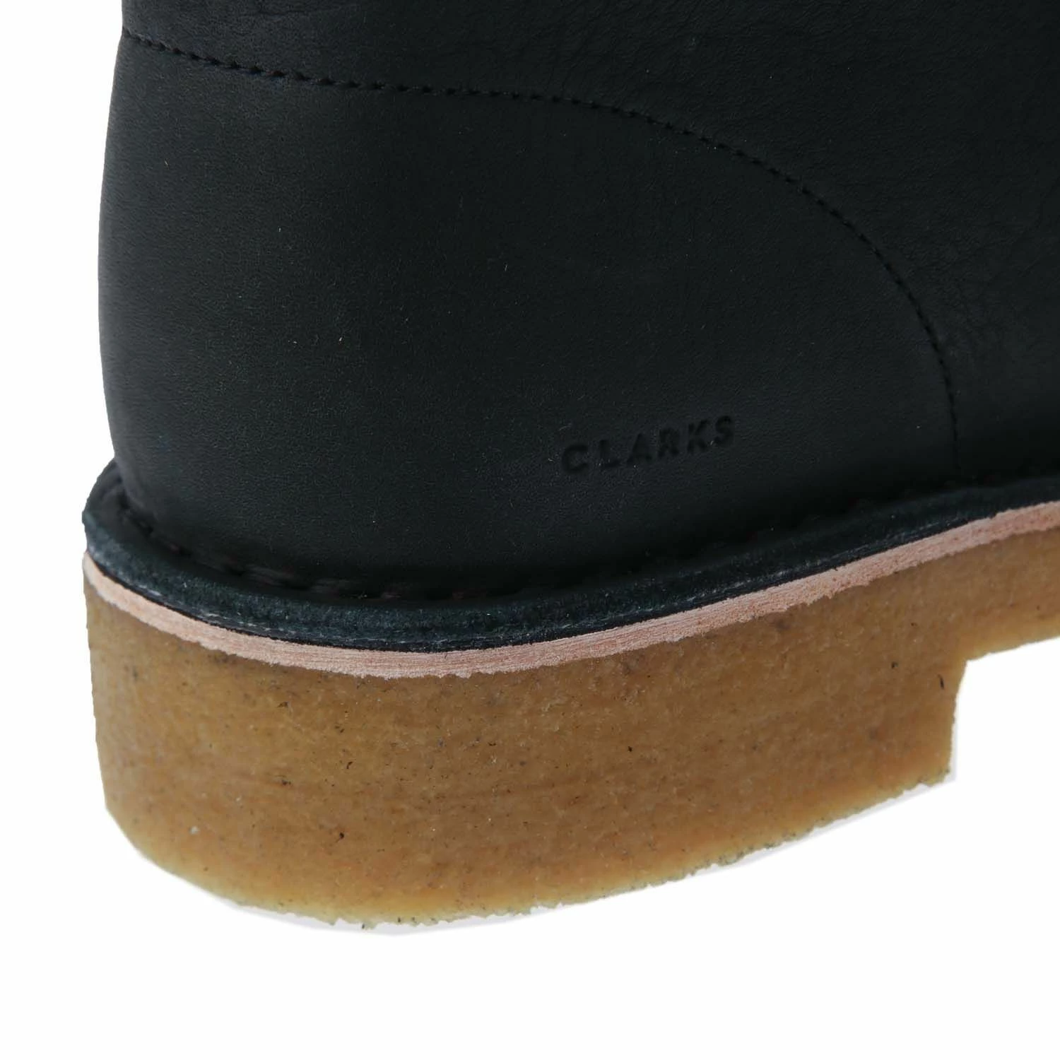 Men's Clarks Originals Desert Boots in Black 5 Men's Clarks Originals Desert Boots in Black - Image 5