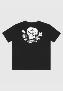 Bolongaro Trevor Moth Skull T-shirt - Black -Max Factor Shop 1e222f14d671471a951c397157a1f906