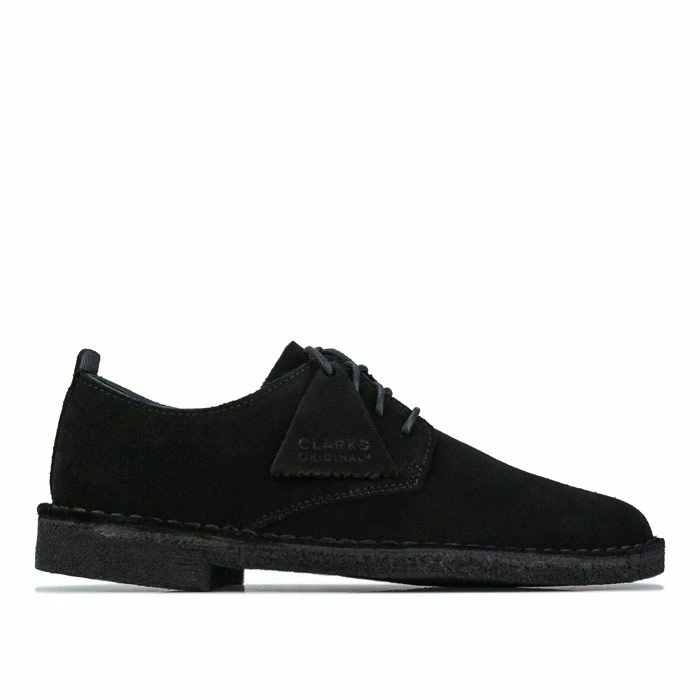 Women's Clarks Originals Desert London Shoes in Black 4 Women's Clarks Originals Desert London Shoes in Black - Image 4