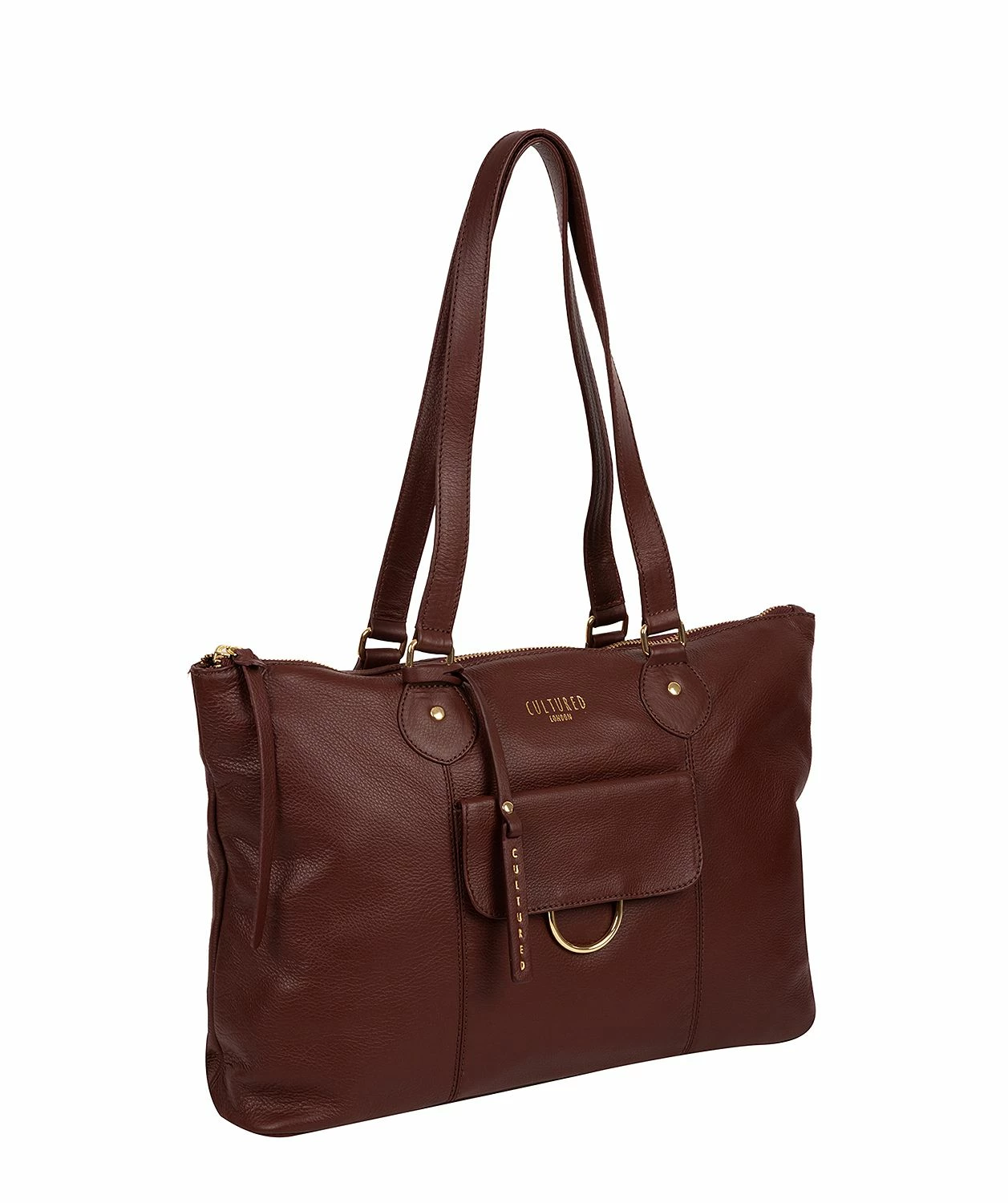 Cultured London 'Bayswater' Rich Chestnut Leather Tote Bag 6 Cultured London 'Bayswater' Rich Chestnut Leather Tote Bag - Image 6