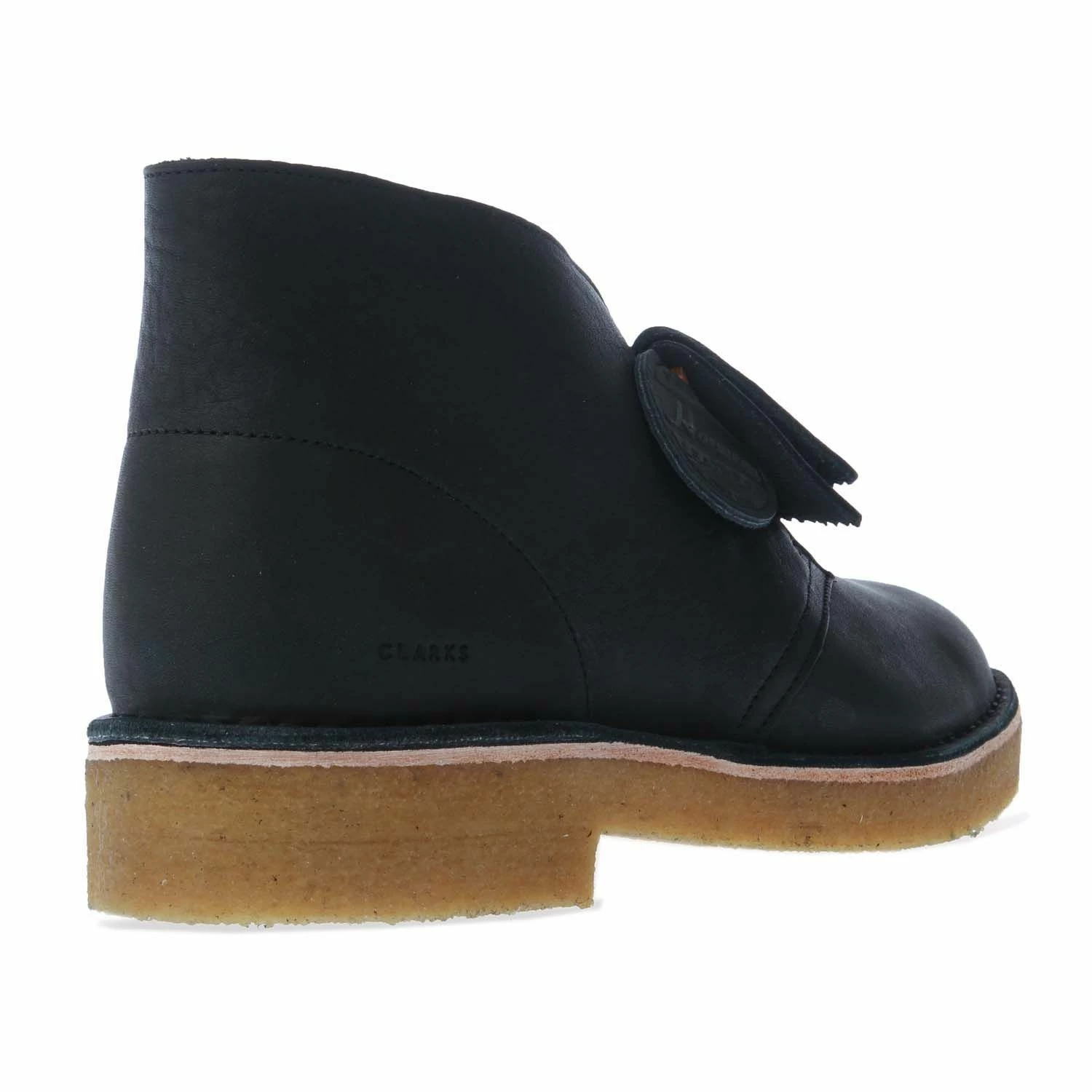 Men's Clarks Originals Desert Boots in Black 3 Men's Clarks Originals Desert Boots in Black - Image 3