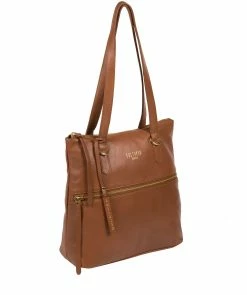 Cultured London 'Chesham' Dark Tan Leather Tote Bag 11 Cultured London 'Chesham' Dark Tan Leather Tote Bag -Max Factor Shop 3633d6f6c87d4ced84e2e8ce99b8d3a3