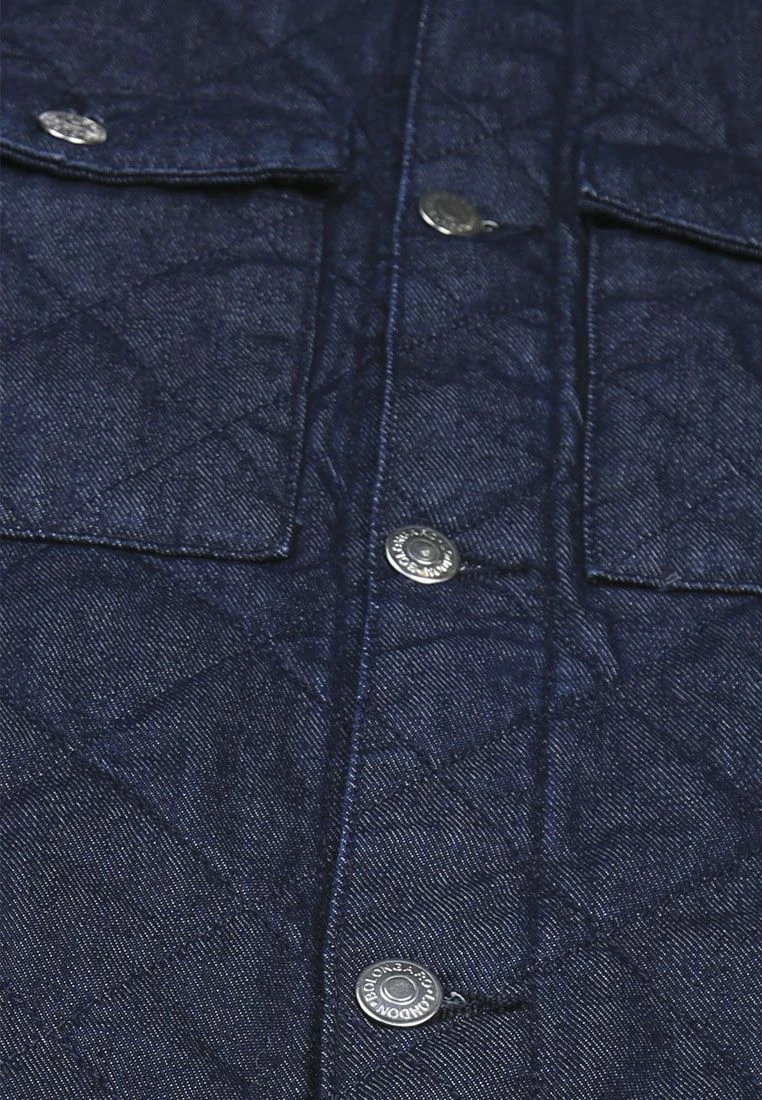 Bolongaro Trevor Button Up Shirt In Dark Denim - Navy 3 Bolongaro Trevor Button Up Shirt In Dark Denim - Navy - Image 3