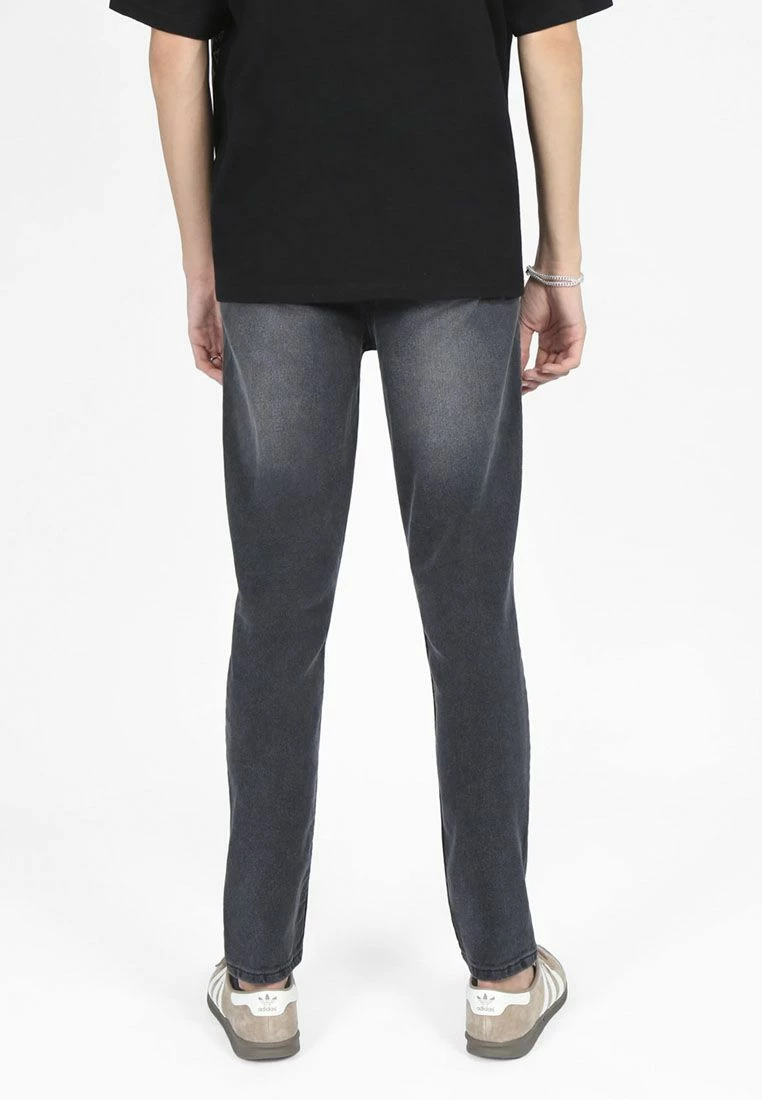 Bolongaro Trevor Distressed Skinny Fit Jeans In Grey 2 Bolongaro Trevor Distressed Skinny Fit Jeans In Grey - Image 2