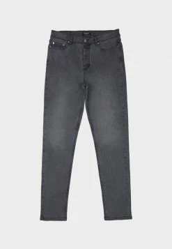 Bolongaro Trevor Skinny Fit Washed Black Jeans - Charcoal