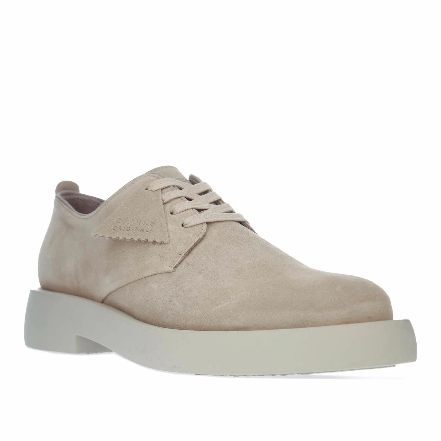 Men's Clarks Originals Mileno London Suede Shoes in Sand 2 Men's Clarks Originals Mileno London Suede Shoes in Sand - Image 2