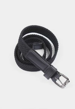 Bolongaro Trevor Tronde Leather Belt - Black