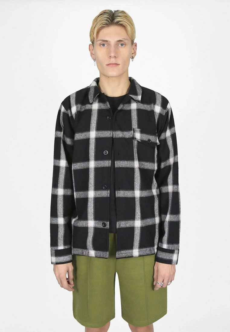 Bolongaro Trevor Shirt In Black And White Check 1 Bolongaro Trevor Shirt In Black And White Check