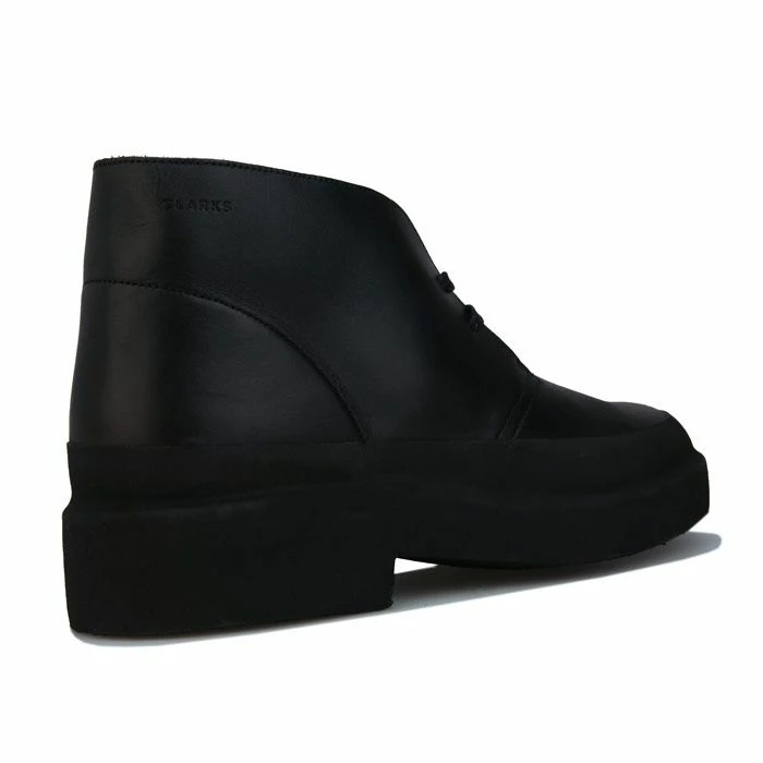 Men's Clarks Originals Desert Galosh Boots in Black 3 Men's Clarks Originals Desert Galosh Boots in Black - Image 3