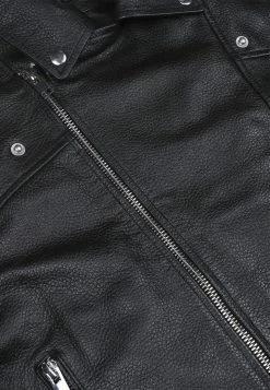 Bolongaro Trevor Oversized Zip Biker With Belt - Black -Max Factor Shop 73276c4c87244368b0cf9222e3c9df9d