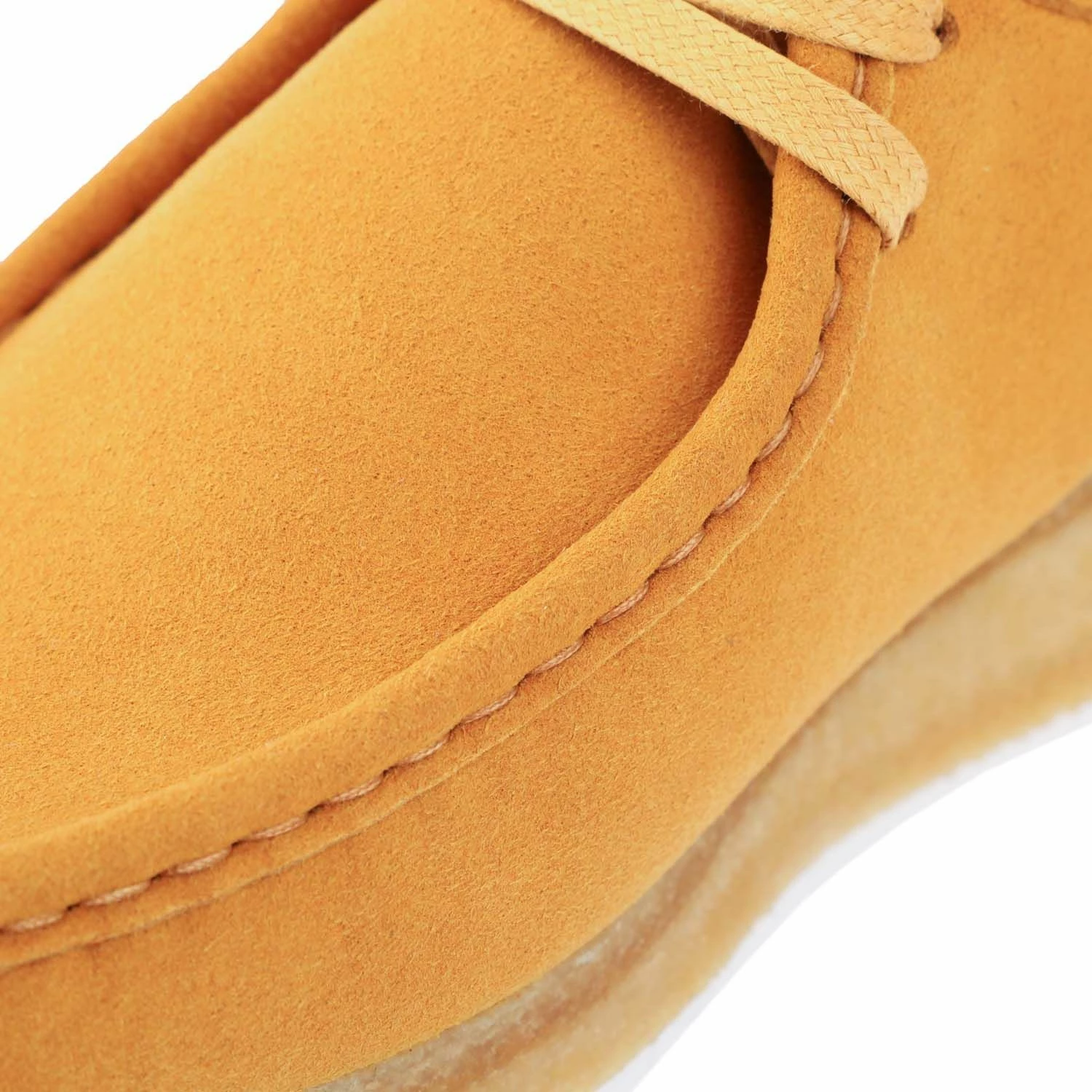 Men's Clarks Originals Wallabee Vegan Shoes in Yellow 6 Men's Clarks Originals Wallabee Vegan Shoes in Yellow - Image 6
