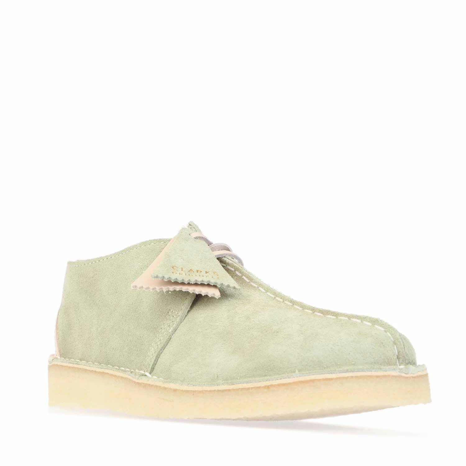 Men's Clarks Originals Desert Trek Shoes in Green 2 Men's Clarks Originals Desert Trek Shoes in Green - Image 2