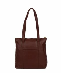 Cultured London 'Chesham' Rich Chestnut Leather Tote Bag -Max Factor Shop 84e94b568b9a4661a06960e4c92148a2