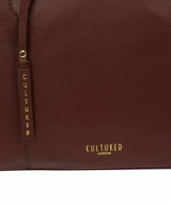 Cultured London 'Barbican' Rich Chestnut Leather Tote Bag 8 Cultured London 'Barbican' Rich Chestnut Leather Tote Bag -Max Factor Shop 89b08cbd06fb43789e22bde17adbde48