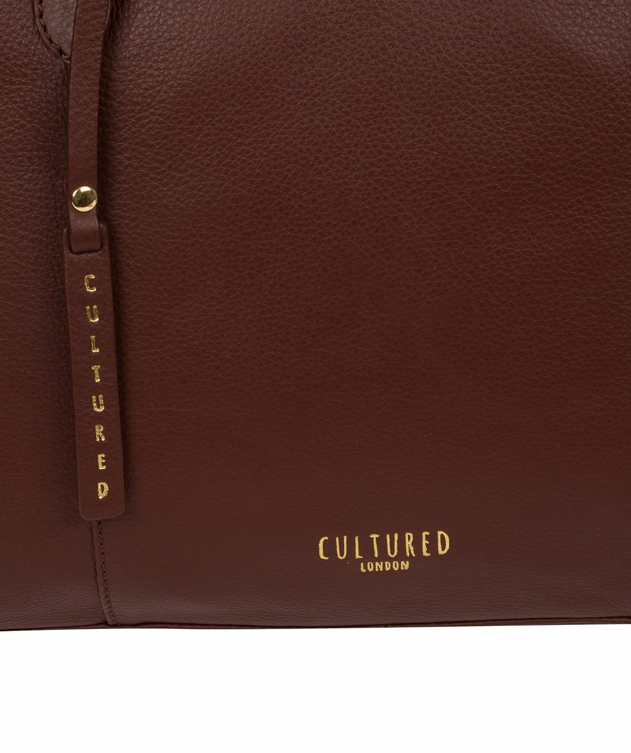 Cultured London 'Barbican' Rich Chestnut Leather Tote Bag 3 Cultured London 'Barbican' Rich Chestnut Leather Tote Bag - Image 3