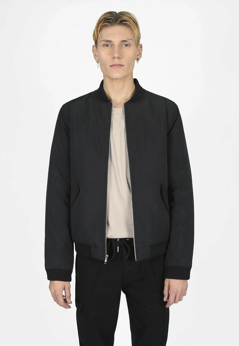 Bolongaro Trevor Bomber Jacket In Black 1 Bolongaro Trevor Bomber Jacket In Black