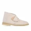 Women's Clarks Originals Desert Boots in Off White - Off-White