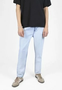 Bolongaro Trevor Relaxed Tapered Jeans in Light Blue