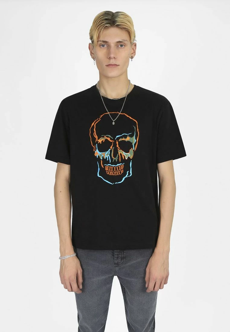 Bolongaro Trevor Melting Skull T-shirt - Black 1 Bolongaro Trevor Melting Skull T-shirt - Black