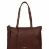 Cultured London 'Barbican' Rich Chestnut Leather Tote Bag