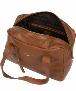 Cultured London 'Hammersmith' Dark Tan Leather Handbag 8 Cultured London 'Hammersmith' Dark Tan Leather Handbag -Max Factor Shop a34ec81d00cc4d17854a8eadd470e27e