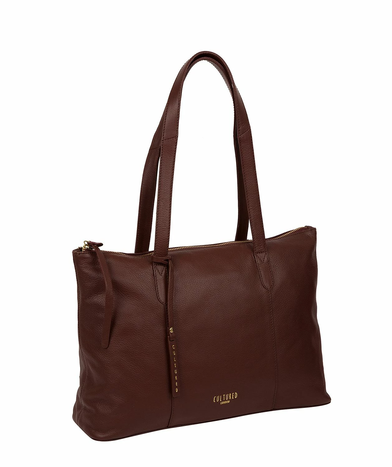 Cultured London 'Barbican' Rich Chestnut Leather Tote Bag 6 Cultured London 'Barbican' Rich Chestnut Leather Tote Bag - Image 6