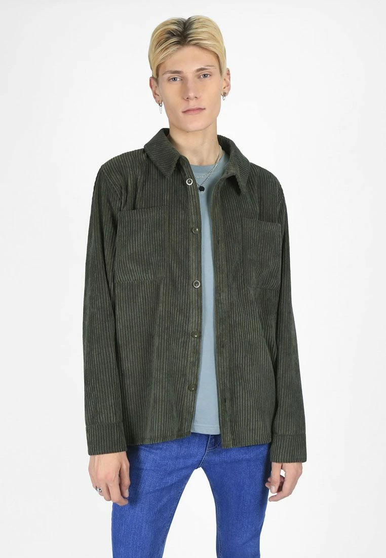 Bolongaro Trevor Worker Cord Shirt In Khaki 1 Bolongaro Trevor Worker Cord Shirt In Khaki