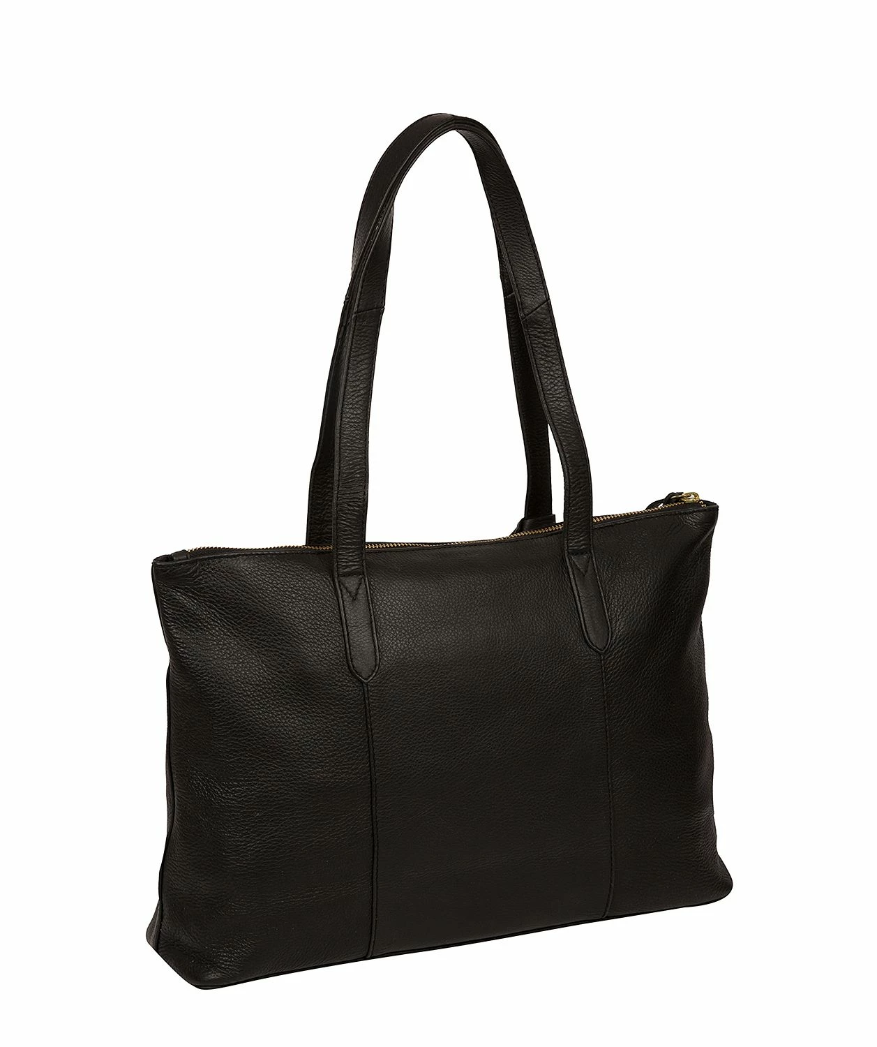Cultured London 'Barbican' Black Leather Tote Bag 4 Cultured London 'Barbican' Black Leather Tote Bag - Image 4