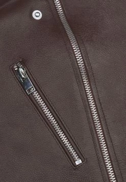 Bolongaro Trevor Hudson Leather Biker - Burgundy -Max Factor Shop cd8309818c614cbba57576aceffdbbb5