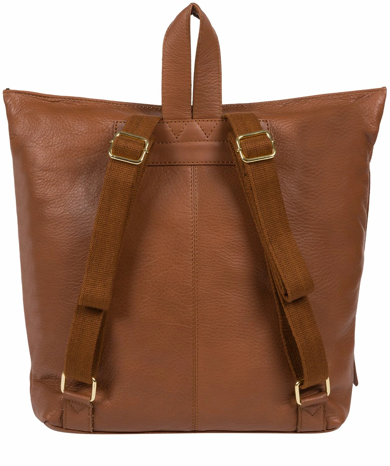 Cultured London 'Addington' Dark Tan Leather Backpack 3 Cultured London 'Addington' Dark Tan Leather Backpack - Image 3