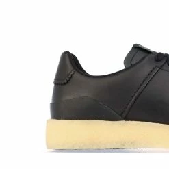 Men's Clarks Originals Tormatch Leather Trainer in Black -Max Factor Shop d15440790b8449809da819329cb2be8b