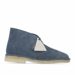 Women's Clarks Originals Desert Boots in Blue