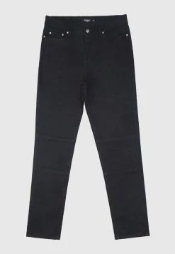 Bolongaro Trevor Skinny Fit Knee Panel Jeans In Black