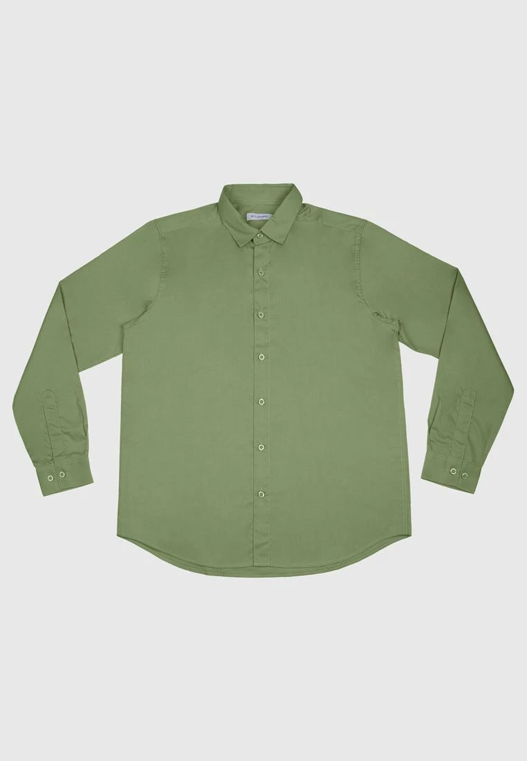 Bolongaro Trevor Skinny Fit Classic Shirt In Sage Green 1 Bolongaro Trevor Skinny Fit Classic Shirt In Sage Green