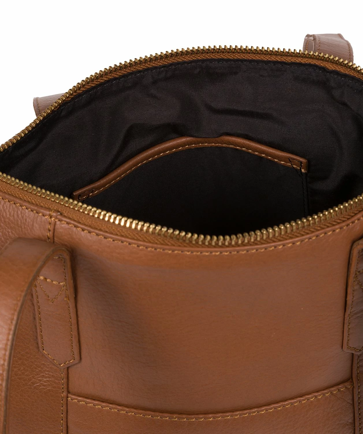 Cultured London 'Chesham' Dark Tan Leather Tote Bag 3 Cultured London 'Chesham' Dark Tan Leather Tote Bag - Image 3