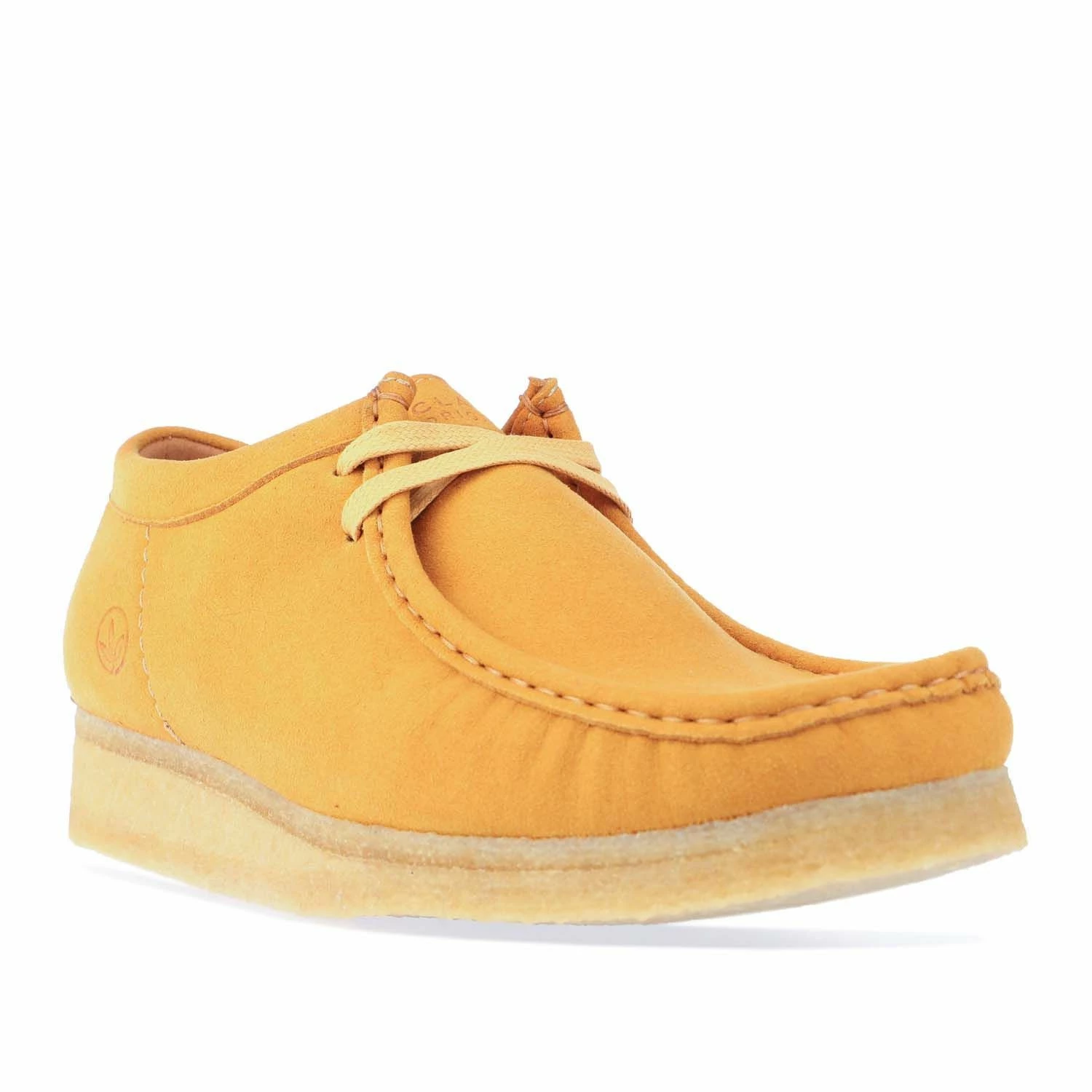 Men's Clarks Originals Wallabee Vegan Shoes in Yellow 2 Men's Clarks Originals Wallabee Vegan Shoes in Yellow - Image 2