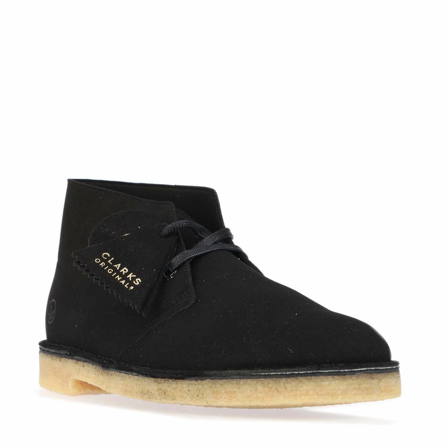 Men's Clarks Originals Vegan Desert Boots in Black 2 Men's Clarks Originals Vegan Desert Boots in Black - Image 2