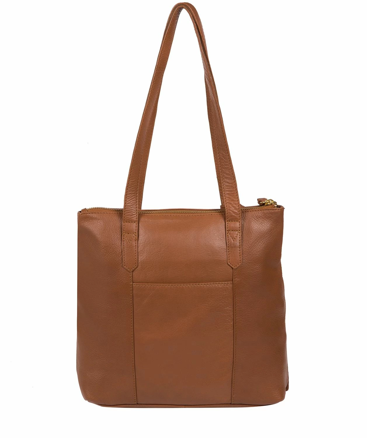 Cultured London 'Chesham' Dark Tan Leather Tote Bag 4 Cultured London 'Chesham' Dark Tan Leather Tote Bag - Image 4