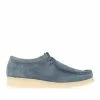 Men's Clarks Originals Wallabee Suede Shoes in Blue