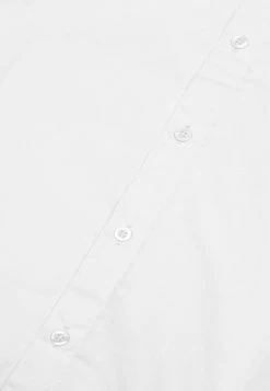 Bolongaro Trevor Slim Fit Grandad Shirt in White -Max Factor Shop ff0177246a284d7798562208a667f1fc