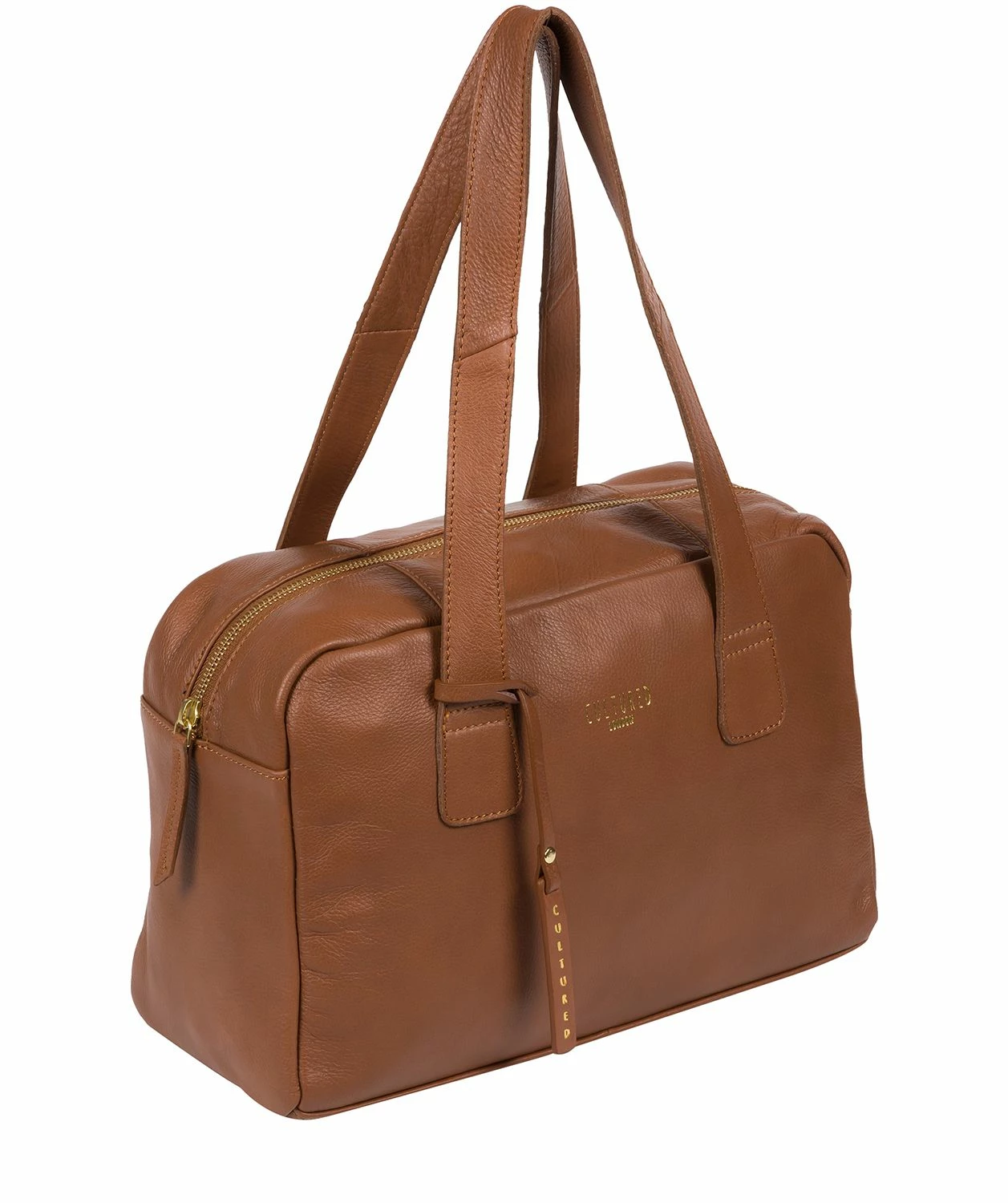 Cultured London 'Hammersmith' Dark Tan Leather Handbag 5 Cultured London 'Hammersmith' Dark Tan Leather Handbag - Image 5
